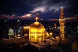 عطر حرم در حیاط دبستانی از زرندیه