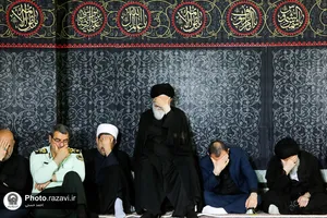 آیین خطبه&zwnj;خوانی شب عاشورای حسینی در حرم مطهر رضوی -1