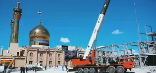 آرامش رضوی در حسینیه زنجان؛ خادمان حرم مهمان مردم عزادار