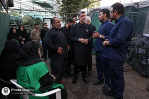 بازدید قائم مقام تولیت آستان قدس رضوی از موکب آبادانی&zwnj;ها