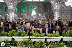 مراسم خطبه خوانی صبح میلاد امام رضا علیه&zwnj;السلام