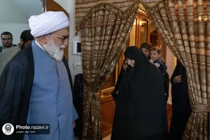 دیدار تولیت آستان قدس رضوی با خانواده سرداران شهید شوشتری و محمدزاده