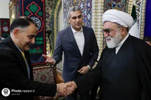 دیدار سفیر جمهوری عراق در جمهوری اسلامی ایران با تولیت آستان قدس رضوی
