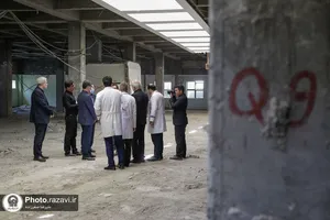 بازدید قائم مقام تولیت آستان قدس رضوی از بخش&zwnj;های بیمارستان رضوی