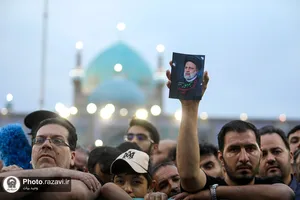 وداع با پیکر رئیس&zwnj;جمهور شهید و همراهان در مشهدالرضا&zwnj;&zwnj;علیه السلام -1