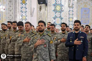 تشرف زوج های جوان ستادآجا به حرم مطهر رضوی