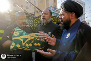 حضور کاروان سفیران امام رئوف علیه&zwnj;السلام در جمع موکب&zwnj;داران نجف اشرف
