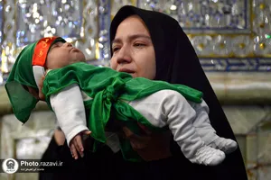 همایش "شیرخوارگان حسینی" در حرم مطهر رضوی-1