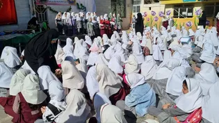 دختران قزوینی با برگزاری مراسم دختیژن میلاد حضرت رضا(ع) را جشن گرفتند