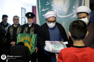 حضور تولیت آستان قدس در مرکز کودکان بهزیستی کرمان