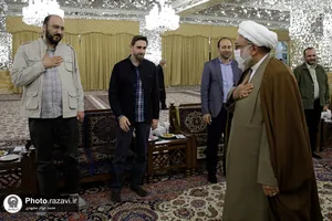 دیدار معاون و مدیران سیمای صدا و سیمای جمهوری اسلامی با تولیت آستان قدس رضوی