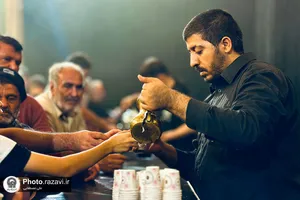خدمت&zwnj;رسانی مواکب اطراف حرم مطهر رضوی در دهه آخر صفر -1