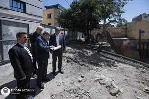 بازدید معاون فرهنگی اجتماعی معاون اول رئیس جمهور از فعالیت&zwnj;های عمرانی حرم مطهر رضوی