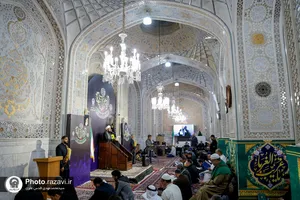 مراسم احیا زائران عرب زبان در شب نوزدهم ماه مبارک رمضان