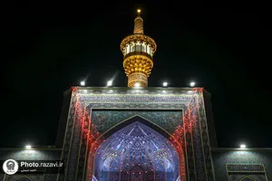 حال و هوای حرم مطهر رضوی در شب عید غدیر
