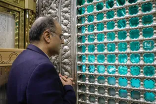 تشرف سفیر پاکستان در ایران به حرم مطهر رضوی-۲