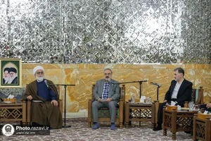 دیدار داوران چهارمین جشنواره بین&zwnj;المللی رسانه&zwnj;ای امام رضا علیه&zwnj;السلام با تولیت آستان قدس رضوی