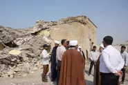 بازدید مدیر ارتباطات حوزوی دفتر تولیت آستان قدس و نمایندگان بنیاد کرامت از محل عروج فرشتگان میناب