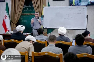 اعتکاف علمی طلاب در مدرسه تابستانی دارالعلم حرم مطهر رضوی-۲