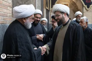 عزاداری ایام پایانی ماه صفر در حرم مطهر رضوی-1