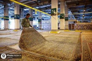 آماده سازی پارکینگ&zwnj;های حرم مطهر رضوی جهت اسکان زائران دهه آخر صفر