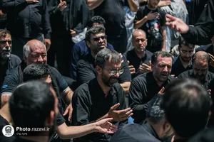 عزاداری روز تاسوعای حسینی در حرم مطهر رضوی