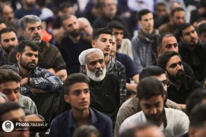عزاداری دهه آخر صفر در رواق امام خمینی حرم مطهر رضوی
