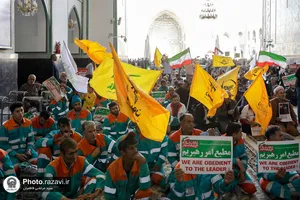 گردهمایی موکب&zwnj;داران اربعین در حرم مطهر