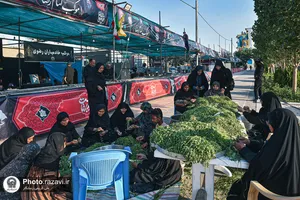 بازدید مدیرعامل بنیاد کرامت رضوی از مواکب اطراف حرم امام رضا علیه&zwnj;السلام 