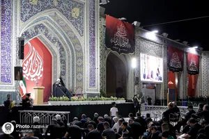 آیین شام غریبان امام حسین علیه&zwnj;السلام با حضور زائرین غیر ایرانی