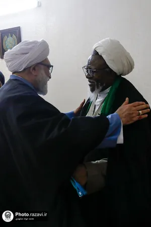 دیدار تولیت آستان قدس رضوی با شیخ ابراهیم زکزاکی