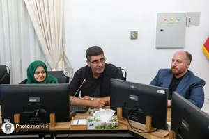 تجلیل از خانواده شهدای خبرنگار در حرم مطهر رضوی