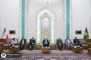 دیدار دانش&zwnj;آموزان افتخارآفرین تیم ملی المپیاد هوش مصنوعی با تولیت آستان قدس رضوی