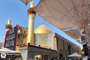 حضور دانش&zwnj;آموزان مدارس امام رضا علیه&zwnj;السلام در راهپیمایی اربعین حسینی