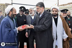 آئين افتتاح پروژه&zwnj;هاي حمایتی روستاي حسين آباد جنگل