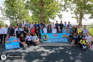 همایش دوچرخه سواری کارکنان شرکت صنایع غذایی رضوی
