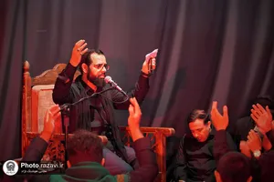 مجلس عزای حسینی در مدرسه امام رضا(ع)