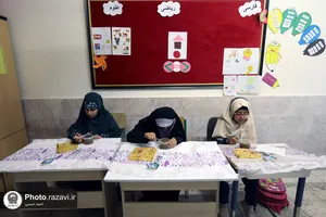 حضور تولیت آستان قدس رضوی در جمع دانش آموزان نابینای مشهدی