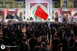 عزاداری هیأت مذهبی استان خوزستان در حسینیه حرم