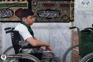 تشرف کاروان زیارتی تبریز به حرم مطهر رضوی