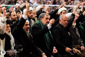 مراسم سالروز پیروزی انقلاب اسلامی در حرم مطهر رضوی