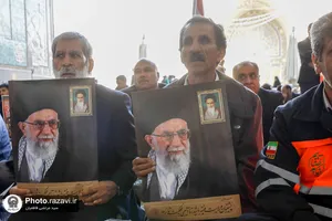 گردهمایی موکب&zwnj;داران اربعین در حرم مطهر