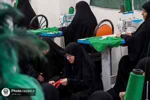 کارگاه دوخت لباس شیرخوارگان حسینی