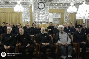 اعطای احکام سرکشیک&zwnj;ها و معاونان کشیک خدام حرم مطهر رضوی