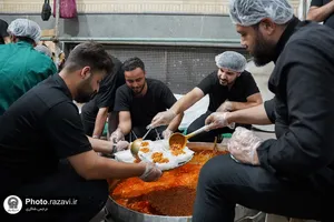 موکب پذیرایی از زائرین حسینی بارگاه منور رضوی