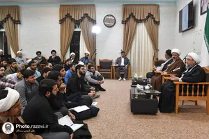 سخنرانی رئیس مجمع تشخیص مصلحت نظام با طلاب مدرسه فقاهت