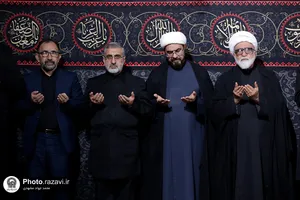 آیین خطبه خوانی شب شهادت امام رضا علیه السلام در حرم مطهر رضوی -2