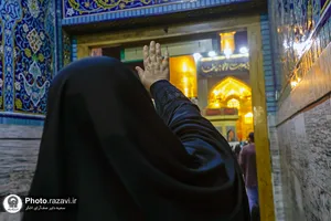 حرم مطهر رضوی در شام شهادت امام رضا علیه&zwnj;السلام
