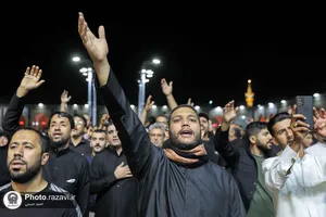 عزاداری زائران عرب زبان در ایام شهادت دهه آخر صفر
