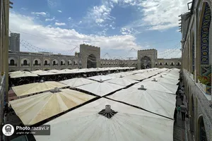 سایه بر سر زائران امام مهربانی